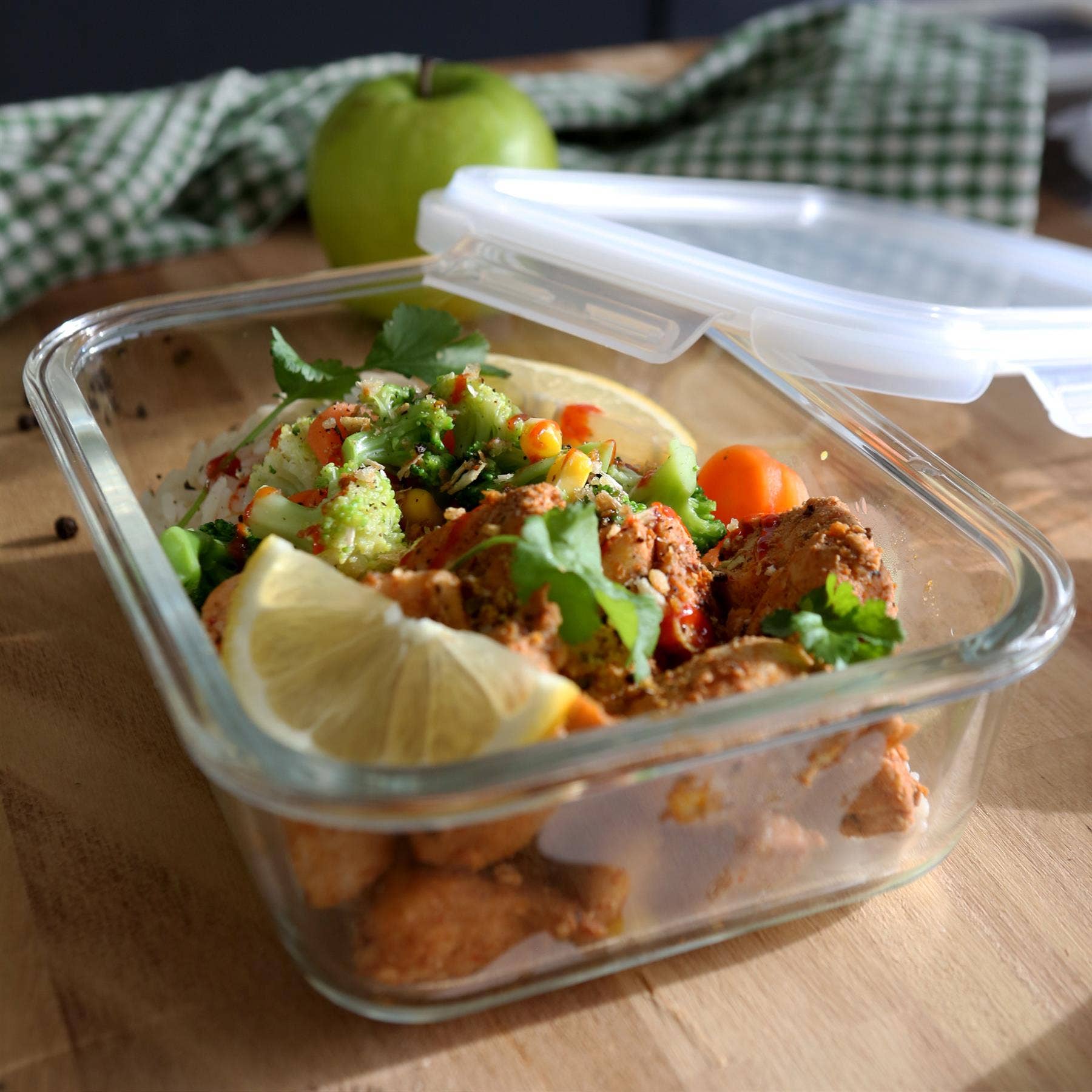 Rinkit Ltd – wholesale Food storage container – Glass Food Storage Container with Lid7