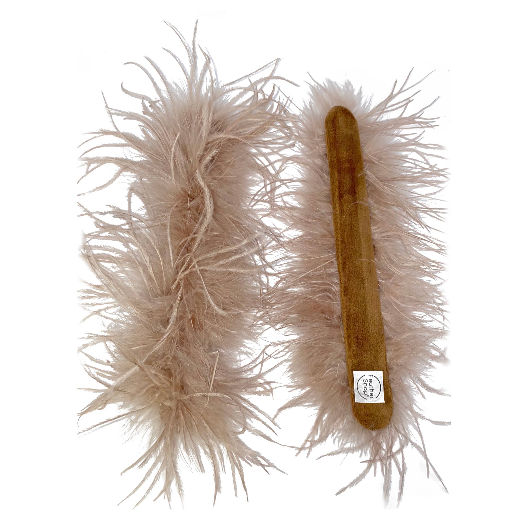 Feather Snap – wholesale Cuff bracelet – Feathersnap® ORIGINAL Ostrich Feather Cuff Bracelet Pair3
