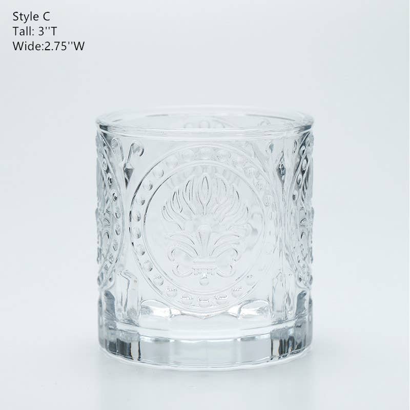 Sweet Home Deco – wholesale Candle holder – Rustic Votive Candle Holder, Tabletop Centerpiece, Clear 2