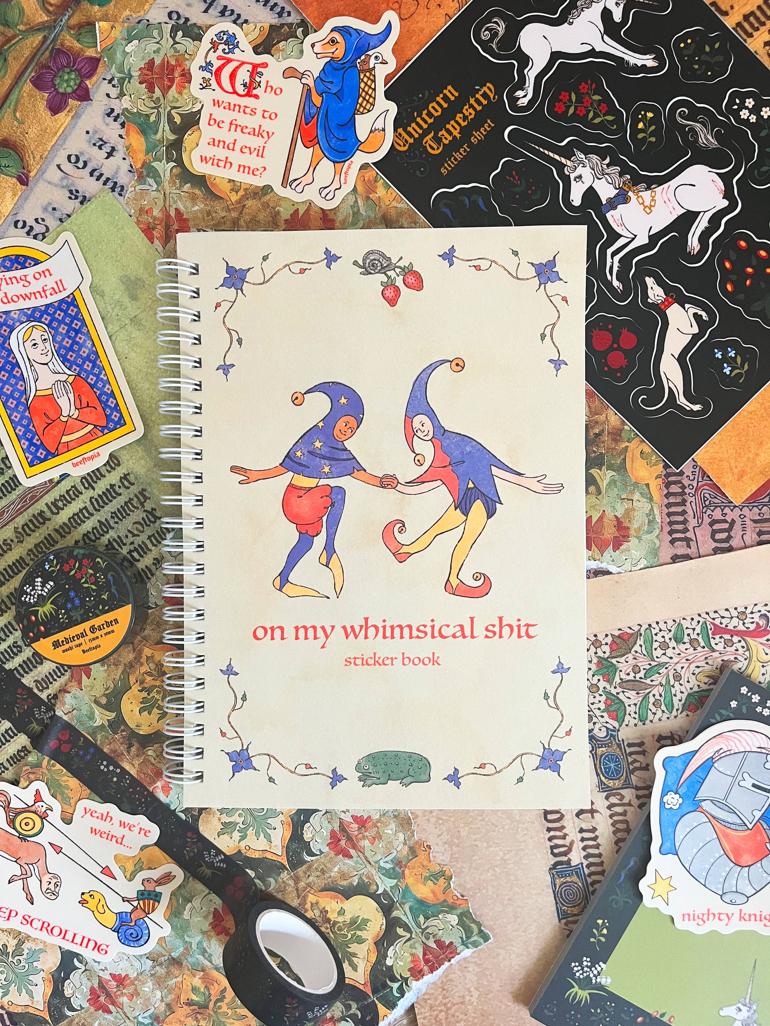 Beeftopia - Vendita all'ingrosso Quaderni - Sul Mio Libro di Adesivi Riutilizzabili Stravaganti2