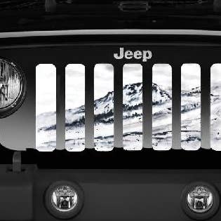 Appalachian Mountains Jeep Grille Insert for wholesale by Dirty Acres