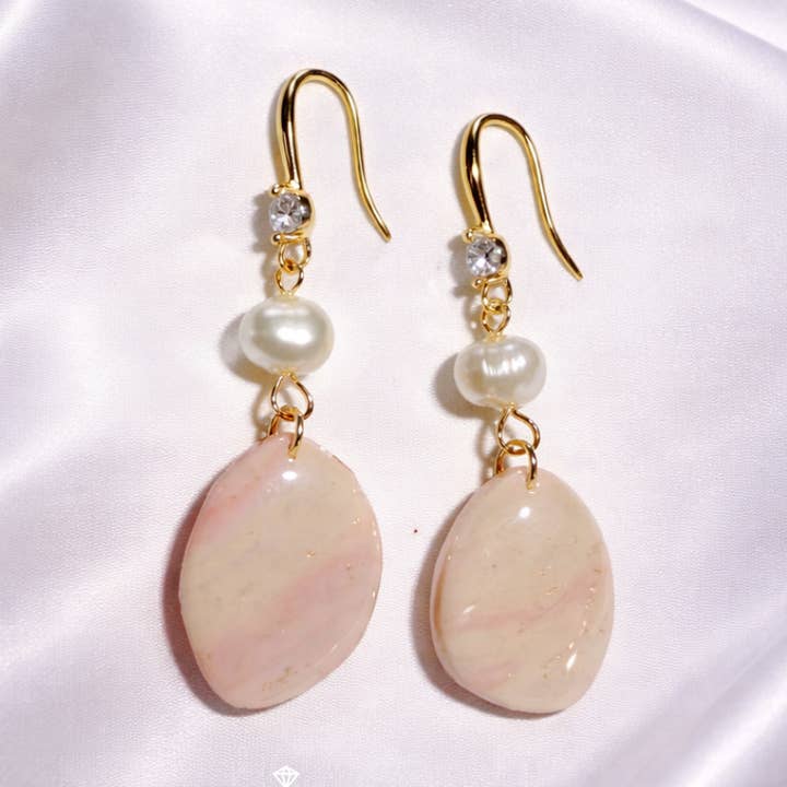 Blush Pearl Geode for wholesale by Preciosa Jewelry Co.