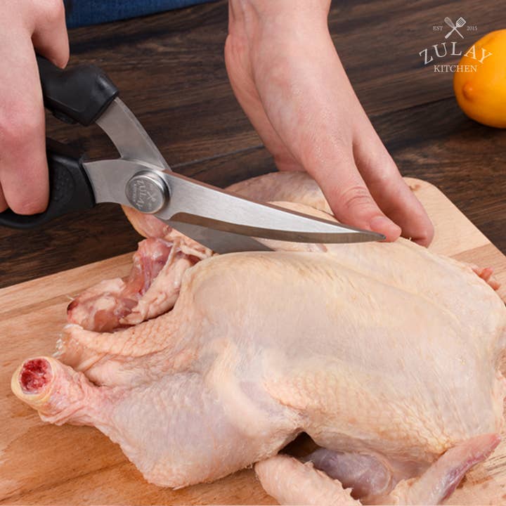 Zulay Kitchen - Venta al por mayor Cuchillo/cúter de cocina - Tijeras de Aves de Corral Premium de Alta Resistencia2