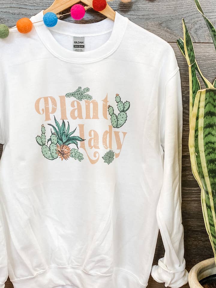 Plant Lady Sweatshirt for wholesale by Southern Roots