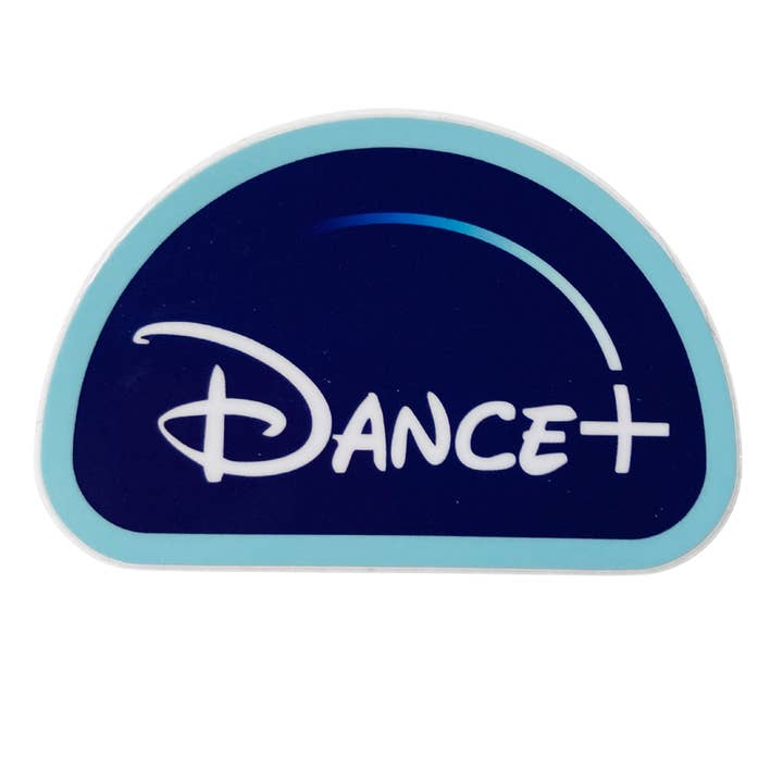 Autocollant parodique Dance+, 2,9" x 2" pour la vente par Denali & Co.