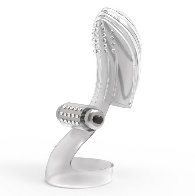 Claro Vibrador de dedo vestível para ponto G feminino - Brinquedo sexual adulto - Pedido mínimo 10 peças para venda a revendedores na Faire6