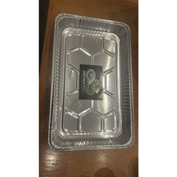King Natan Foil - Wholesale Cookware Set - Infinity EL Disposable Aluminium Full Med 20.5"x12.5"x2.5"