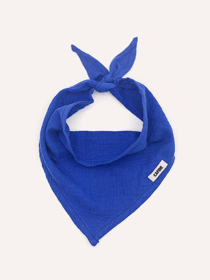 Bandana Hond Ontwerp Elektrisch Blauw, Room voor wholesale door CAFIDE