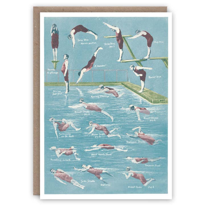 Nuoto per la vendita all'ingrosso da parte di The Pattern Book