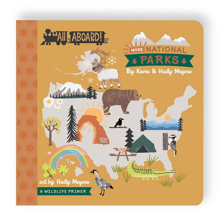 All Aboard MORE National Parks Children's Book for wholesale by Lucy Darling