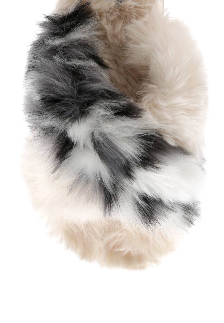 Rag Company - Wholesale Slippers - Women's - CHIPMUNK TIMES FUR INDOOR FLATS3