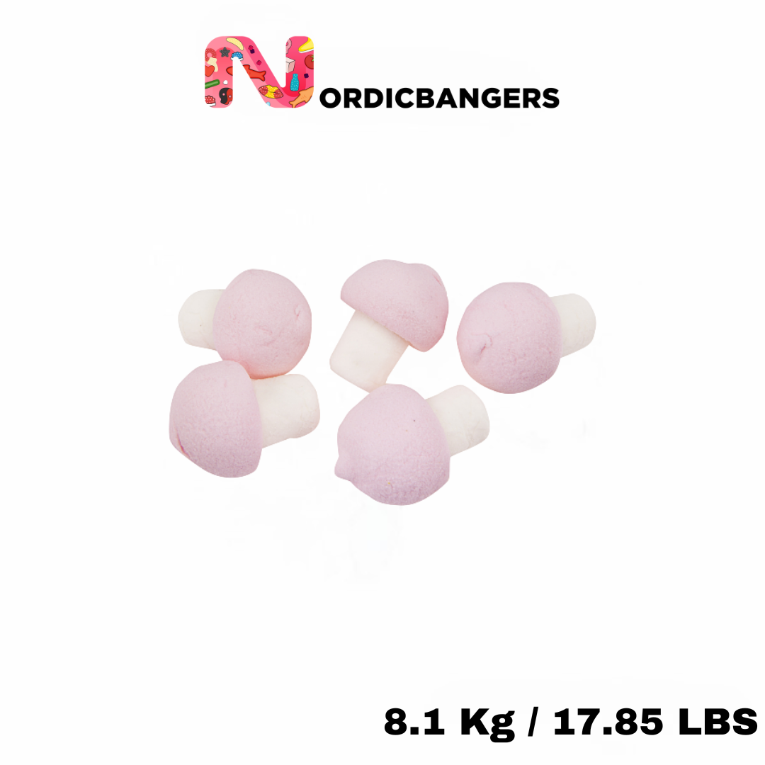 Nordicbangers - Swedish Candy Supply - Wholesale Marshmallow - Svenskt godis - grote schuimchampignons2