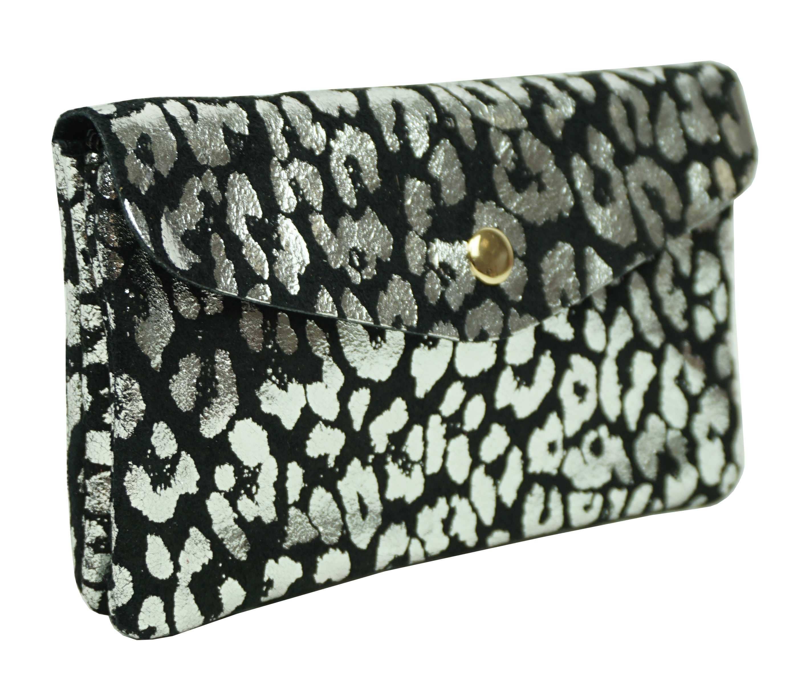 Anais – Engroshandel Tegnebog - Dame – Stor skinnende leopardmønstret læderpung PMD2701I9