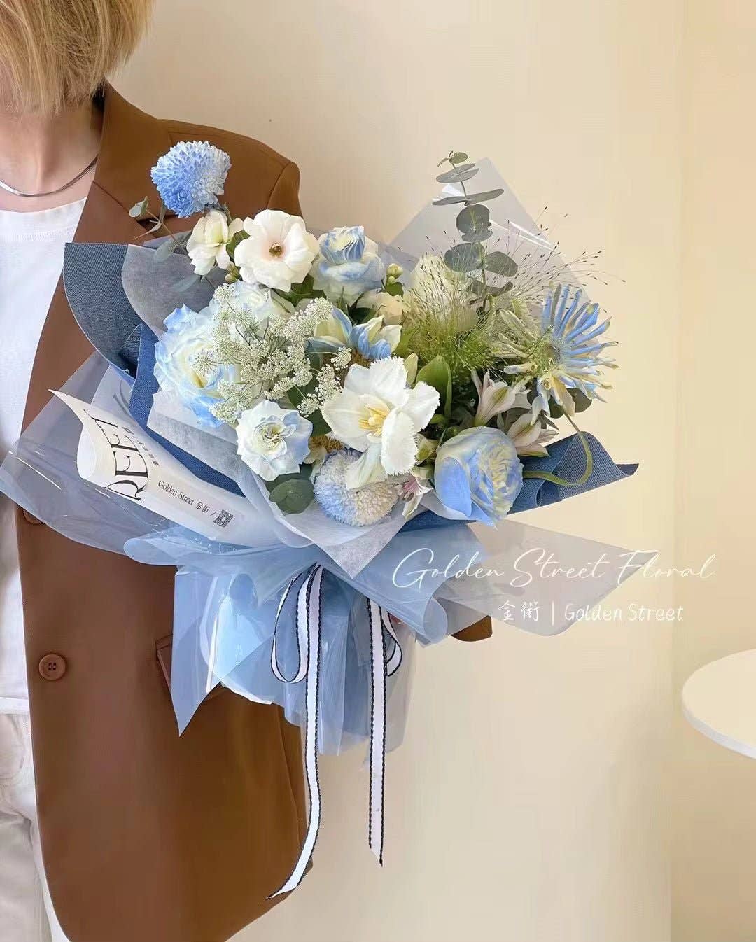 Elegant Design Supply - Wholesale Wrapping Paper Roll - Color Cellophane Flower Wrapping Paper (20pcs/bag)6