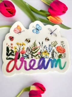 Farverige Drøm Vinyl Sticker for engroshandel hos Mon Amie Jewelry