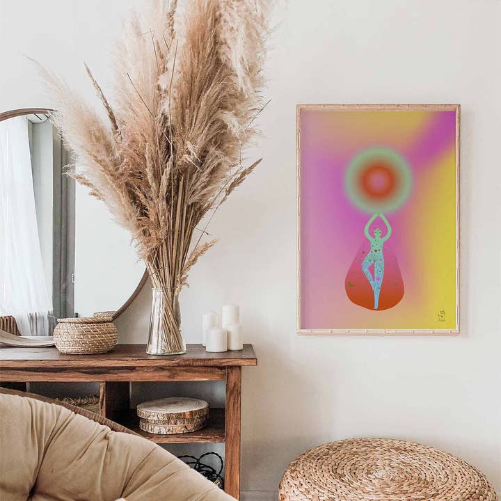 Eva Boch - Vendita all'ingrosso Stampa artistica - Stampa d'Arte Potere Intuizione Colorata, Stampa da Parete, Poster, Illustrazione1