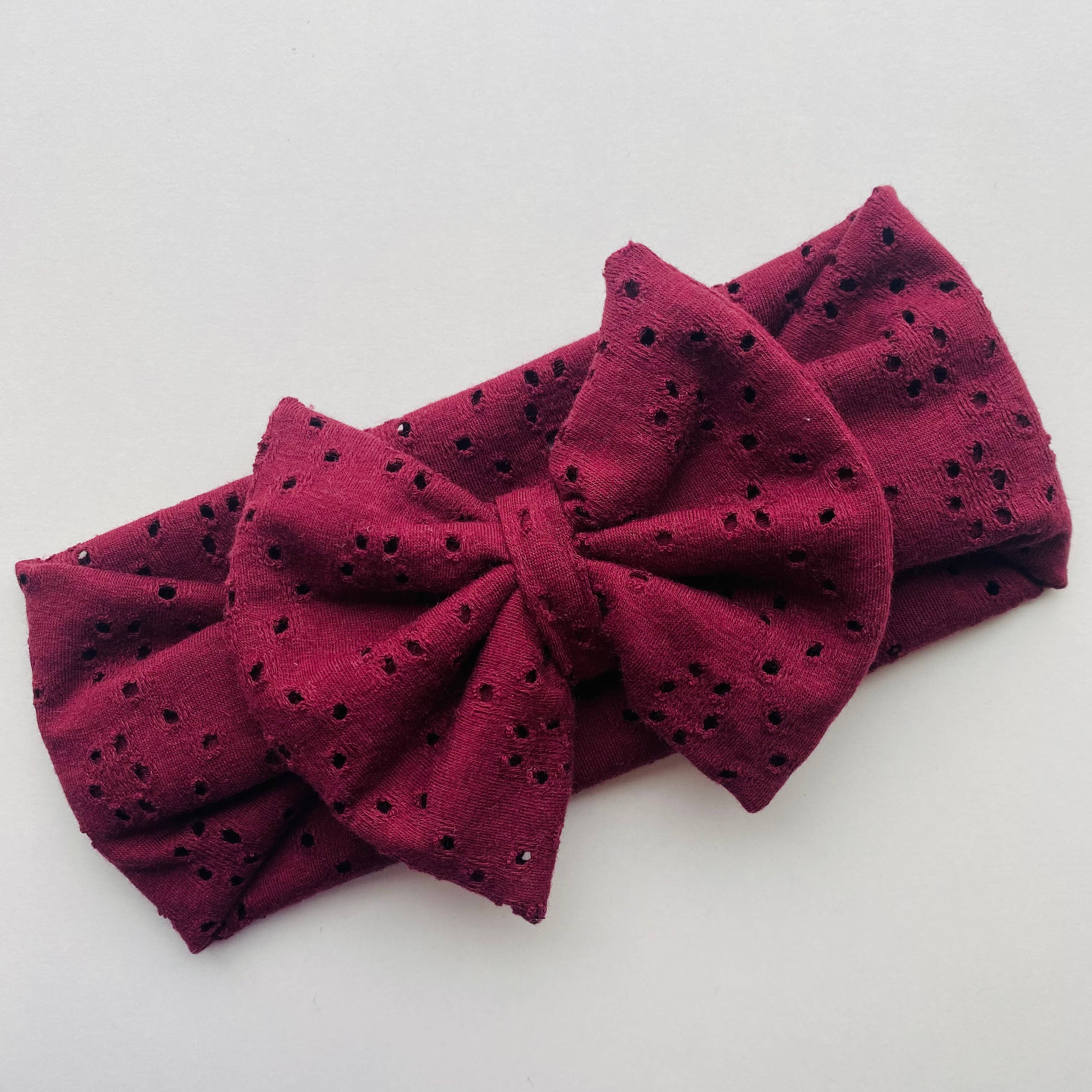Sofia Accessories - Wholesale Fashion Headband - Kids - Sonia Bow Cotton Embroidered Kids' Headband0