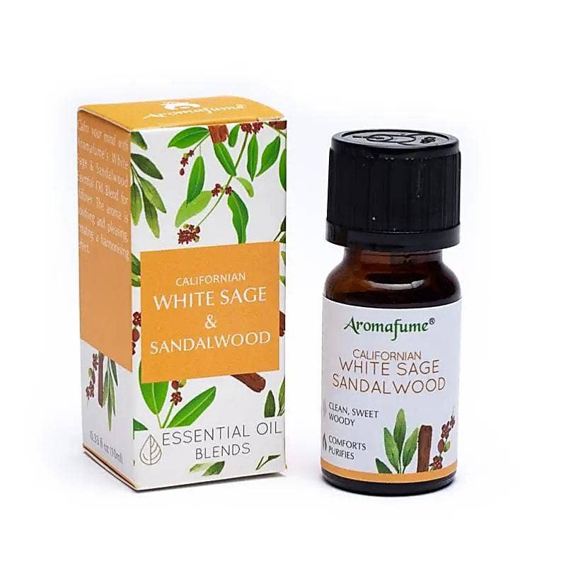 La Boîte à Cailloux - Vente Huile essentielle - Mélange huiles essentielles Sauge blanche /Bois de Santal 10ml0