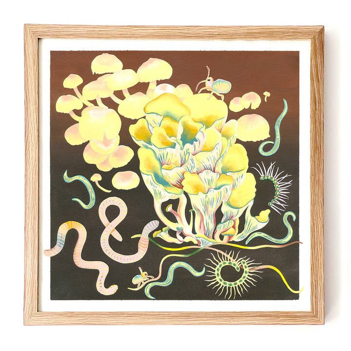 Door Mushlight', 2023, opdruk in beperkte oplage voor wholesale door Ailsa Munro