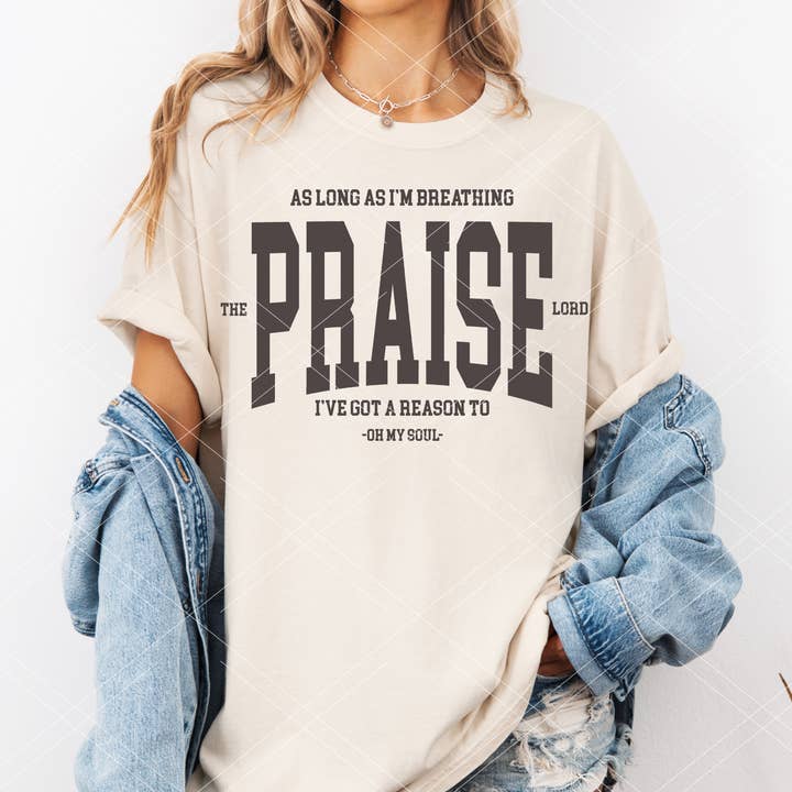 Pressure and Grace - Wholesale Graphic Sweatshirt - Women's - As Long As Im Breathing0