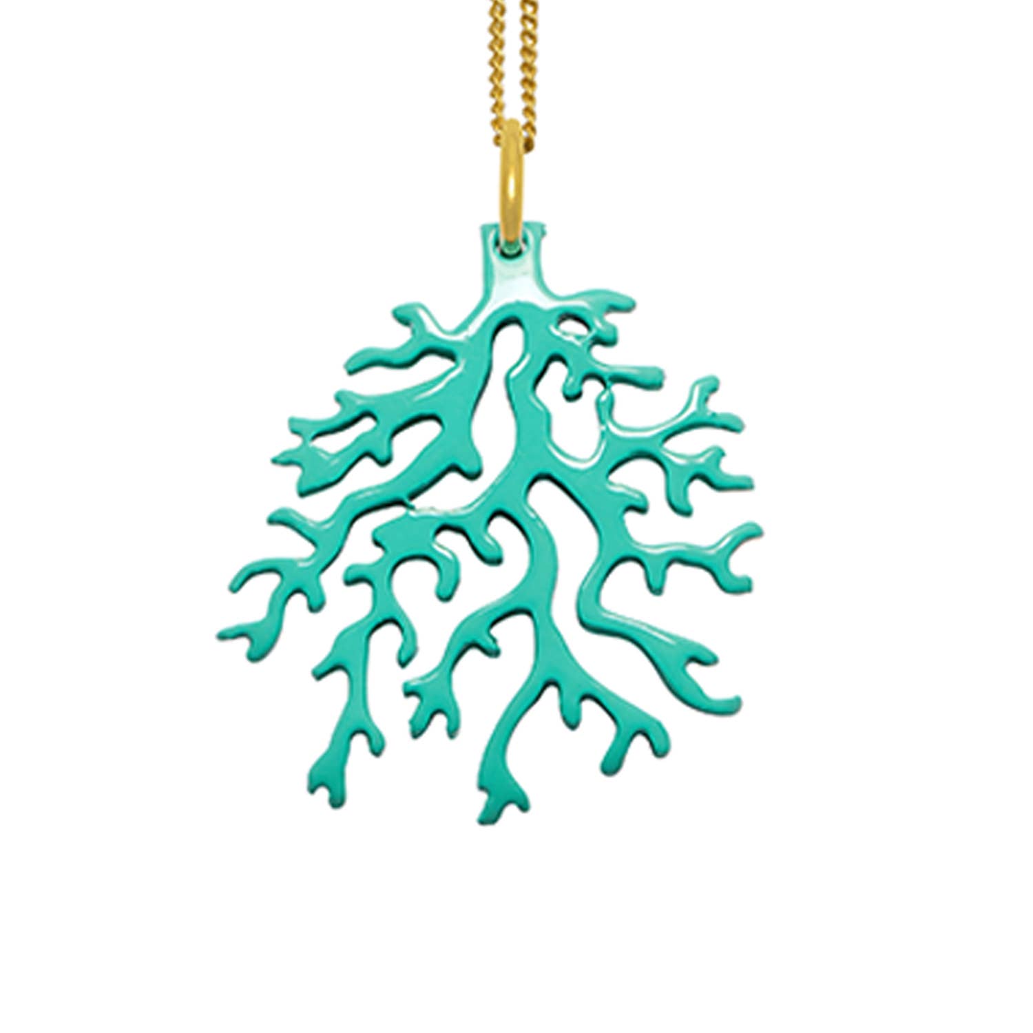 BRANCH JEWELLERY - Vendita all'ingrosso Collana con ciondolo/pendaglio - Collana pendente estiva in oro turchese corallo regalo per donne2