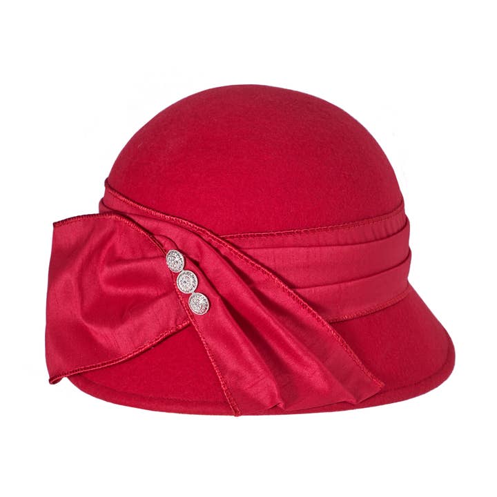 Cloche Twist Bow pour la vente par Toucan Hat Company/ Carole Amper