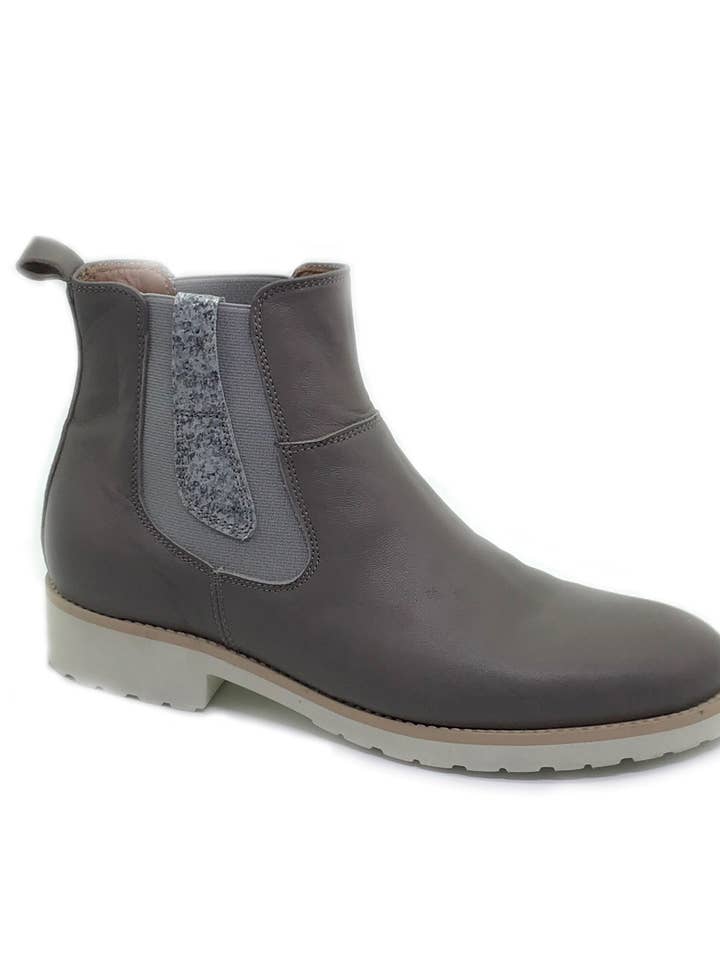 Caponi – Großhandel Chelsea Boots – Damen – Grauer Venice Stiefel