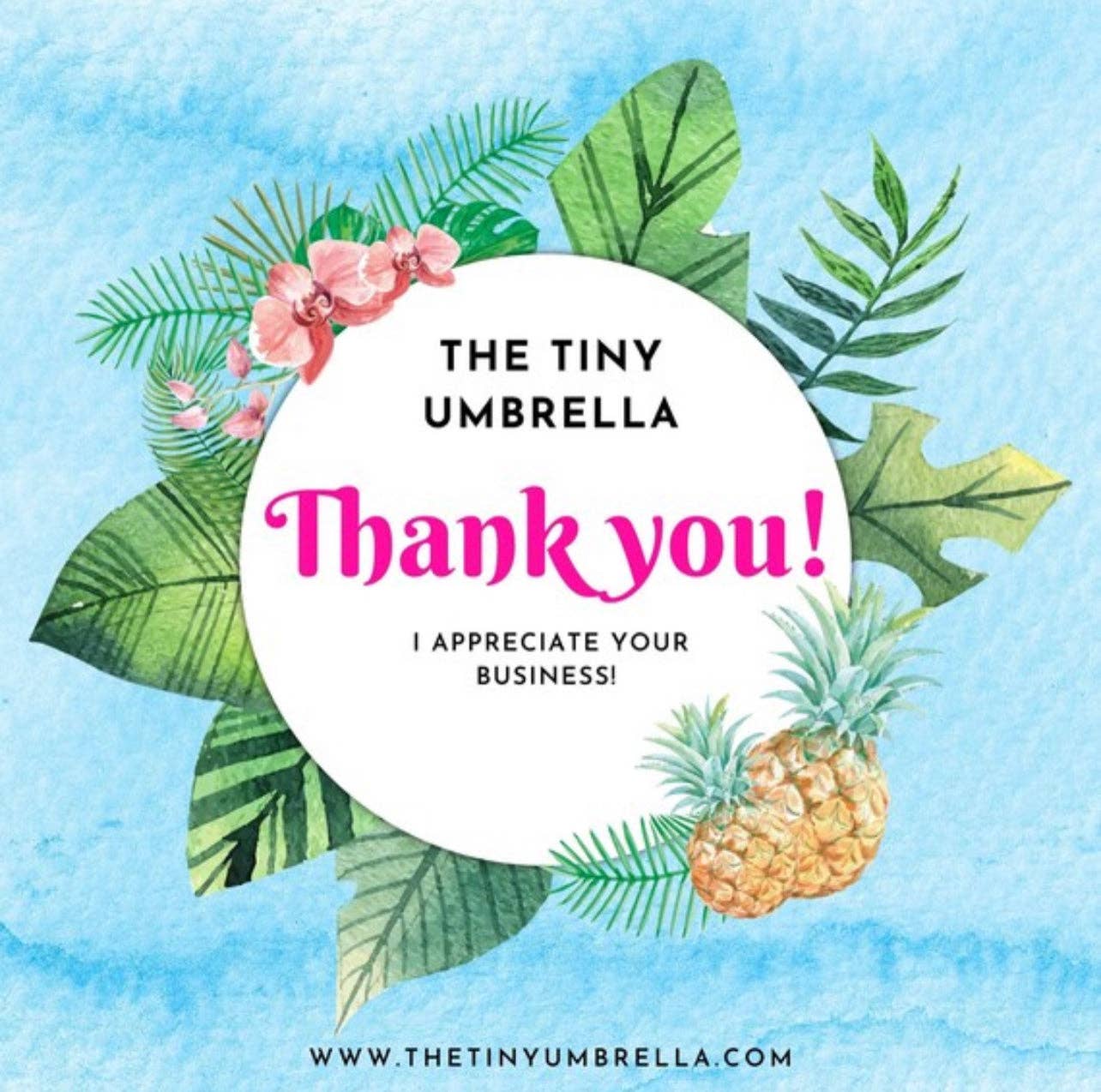 The Tiny Umbrella - Wholesale Drink Stirrer - Palm Tree Stir Stick Set of 47