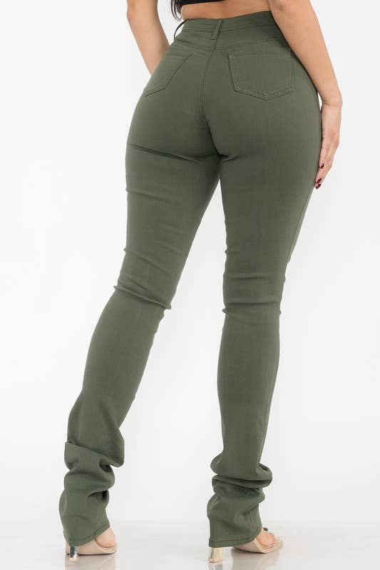 JBLA FASHION - Wholesale Pants - Women's - 2404-High Waisted Super Stretch Stacked Pants12