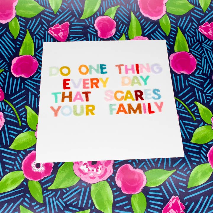 Lettres en feutre Do One Thing pour la vente par Rachael Mayer Art