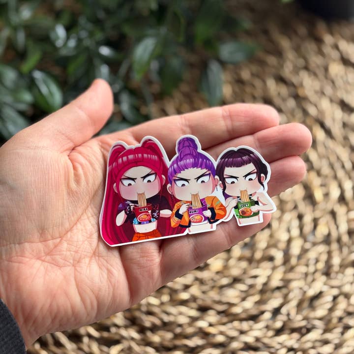 Nordic Book Adventure - Wholesale Sticker - Ramen Girls Sticker 1