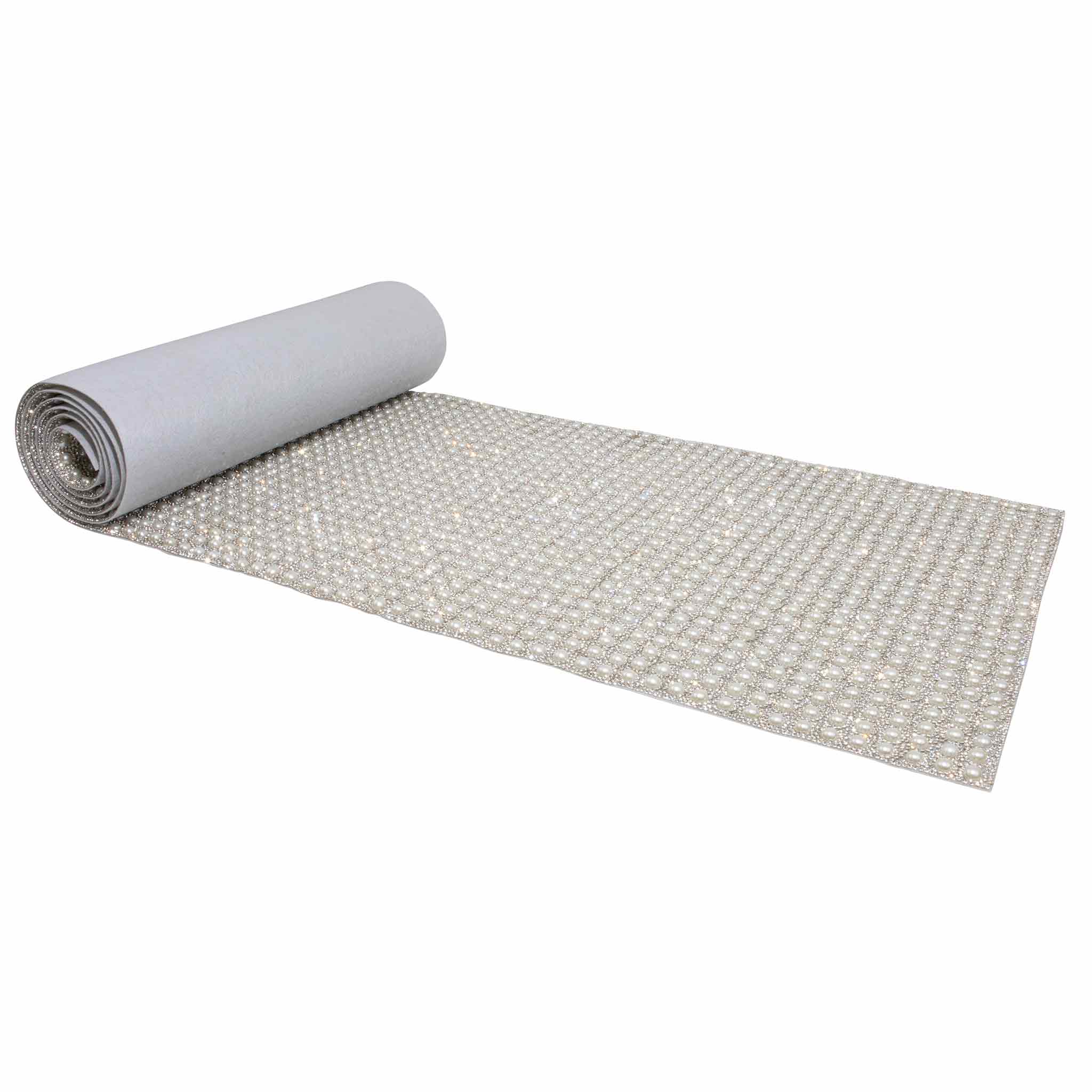 Sparkles Home - Wholesale Table Runner - Montaigne Pearl Table Runner0
