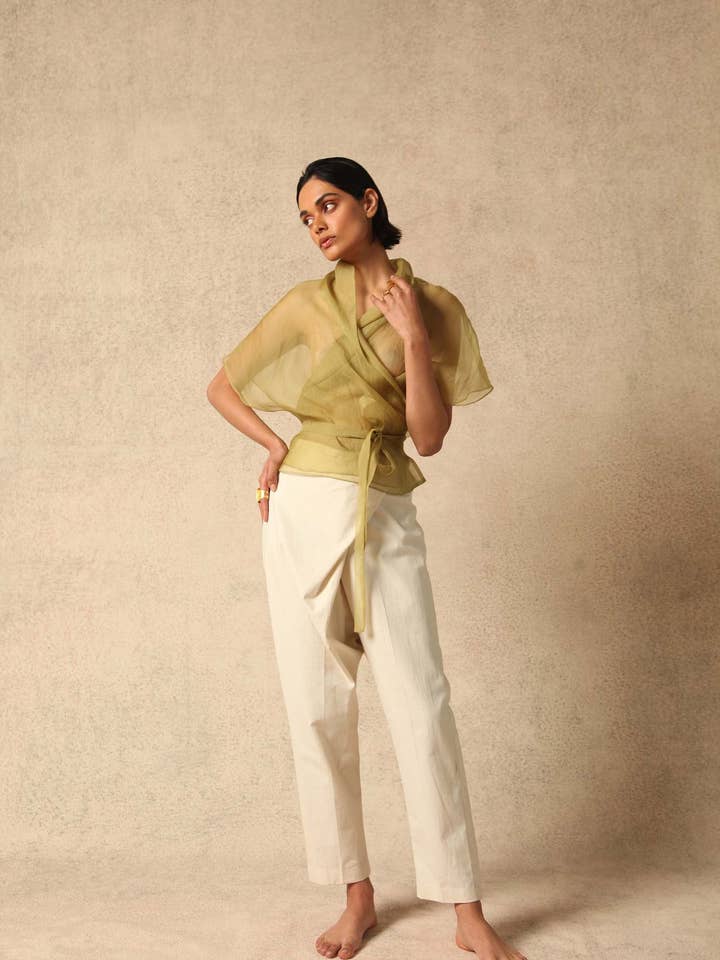 Samia Silk Pant for wholesale by Indoi