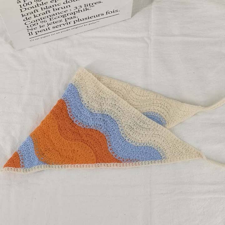 MKS America - Wholesale Bandana - Women's - Cherry Strawberry Floral checkered Crochet Bandana -56colors19