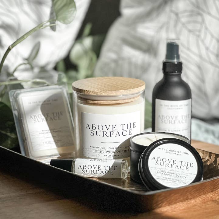 In the Wick of Time - Wholesale Travel Candles - Above the Surface 4 oz Candle