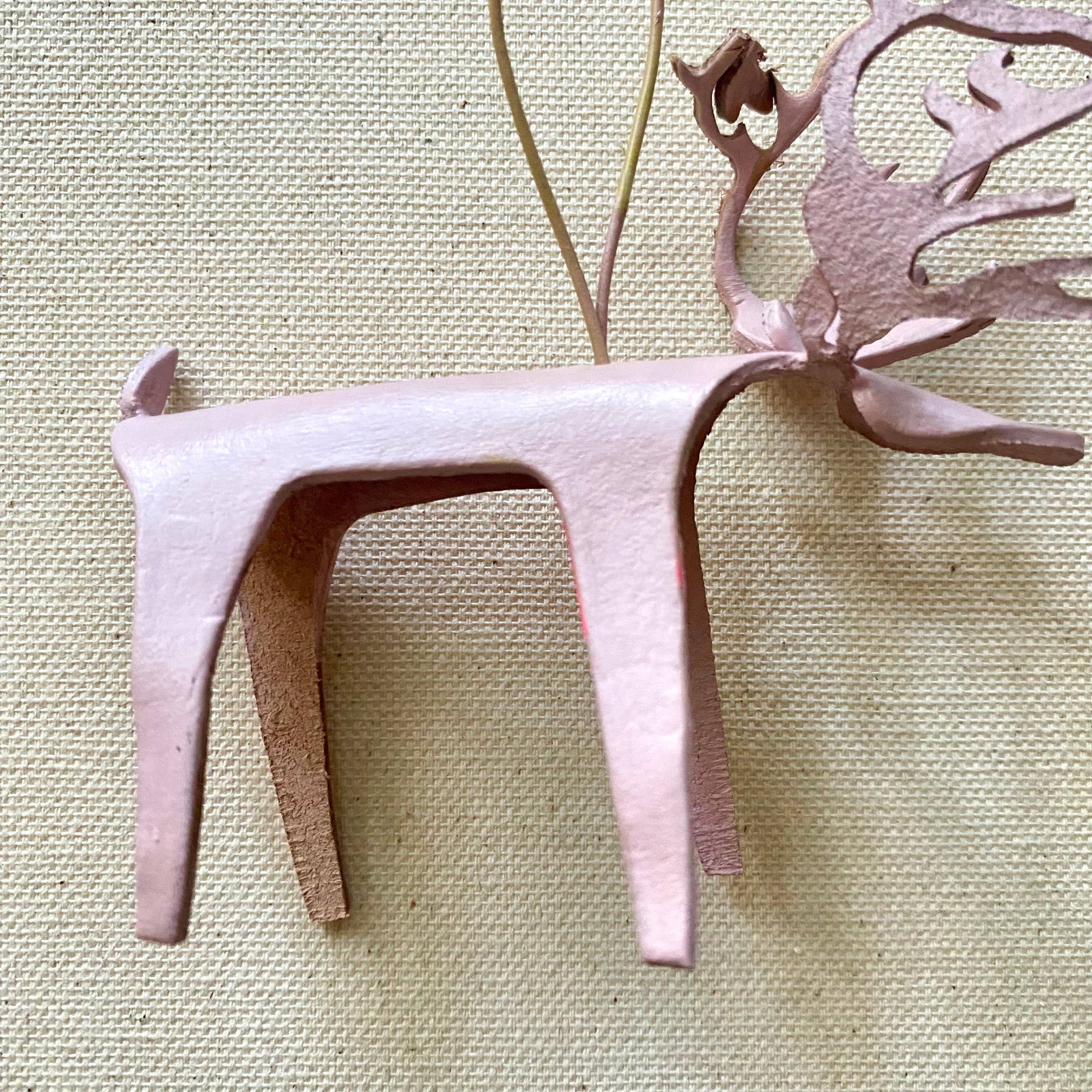 The Merchant Studio – wholesale Ornament – Leather Reindeer Ornament16