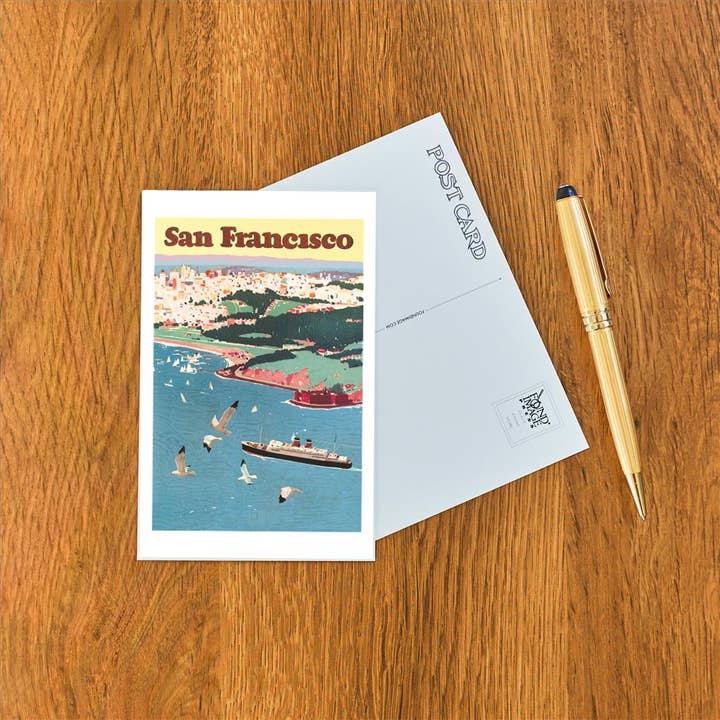 Found Image Press - Wholesale Postcard - Postcard SF-588 San Francisco Travel Poster