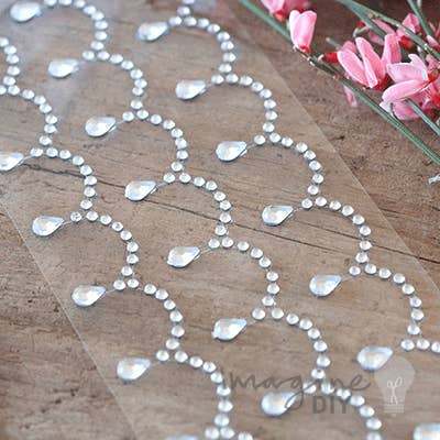 Venice Crystal - Self Adhesive Rows for wholesale by Imaginediy