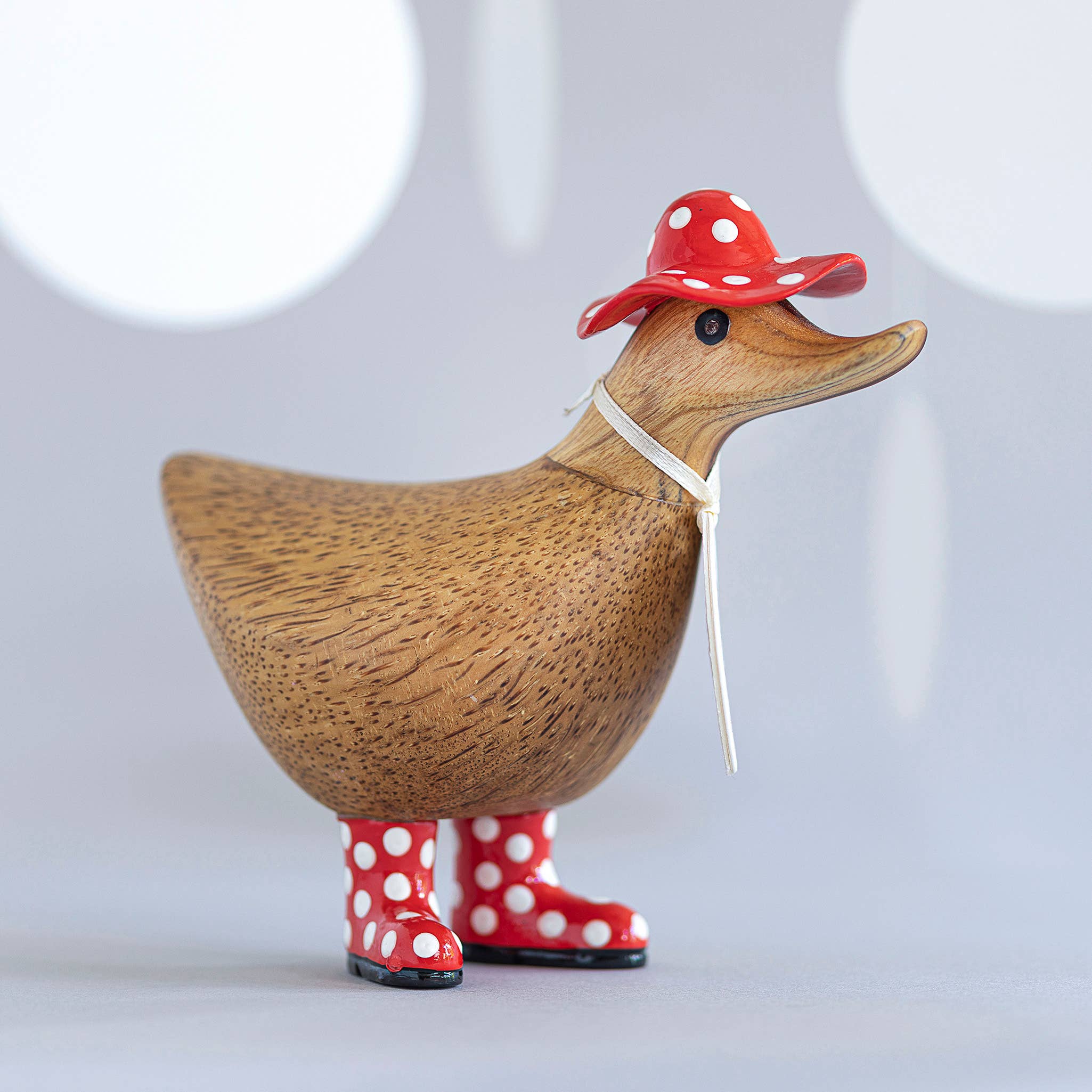 DCUK - Wholesale Decoratief beeldje - DCUK eendjes met stippenhoed en laarzen5