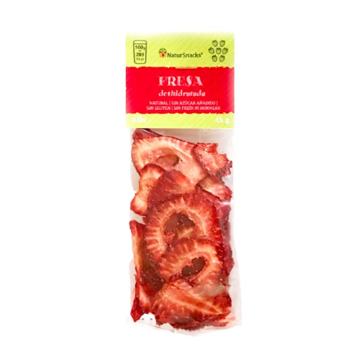 15g Dehydrated Strawberry Slices for wholesale by Natursnacks