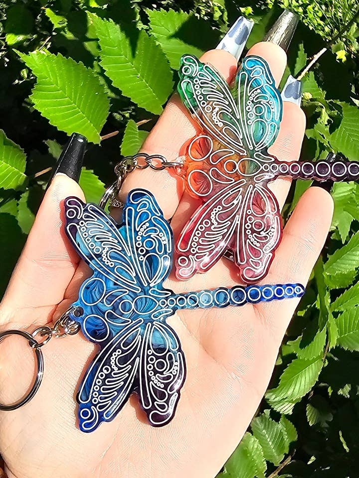 Porte-clés Libellule d'été pour la vente par Shark Bitten