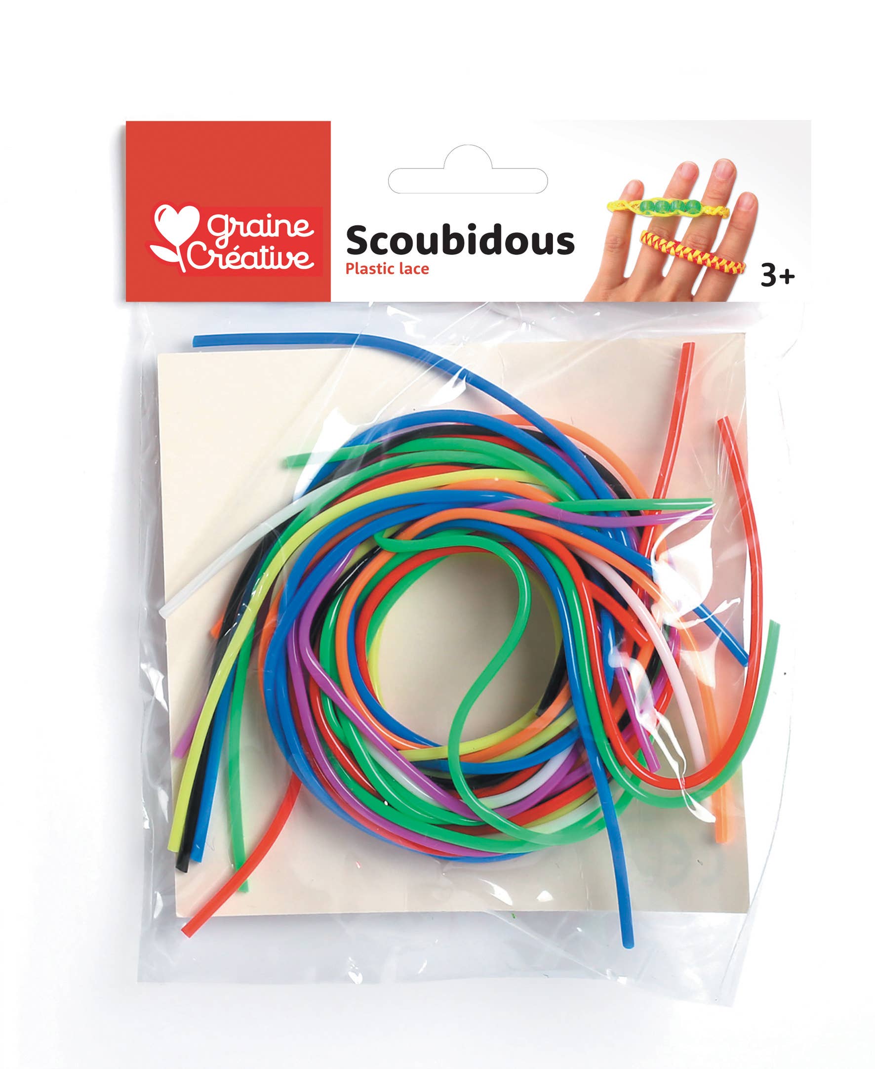 Graine Créative - Wholesale Classic Toy - Kids - PACK OF 12 VIVID COLORED SCOUBIDOU STRINGS WITHOUT PHTHALATES1