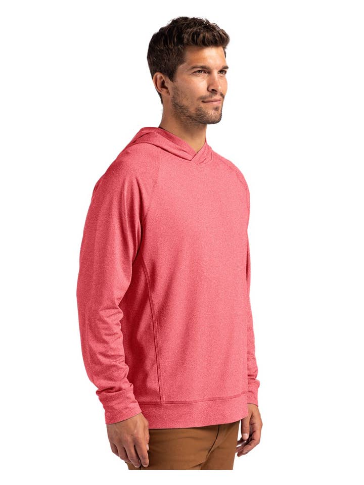 Cutter & Buck - Wholesale Hoodie - Men's - Cutter & Buck Adapt Knit Recycled Mens Heathered Hoodie5