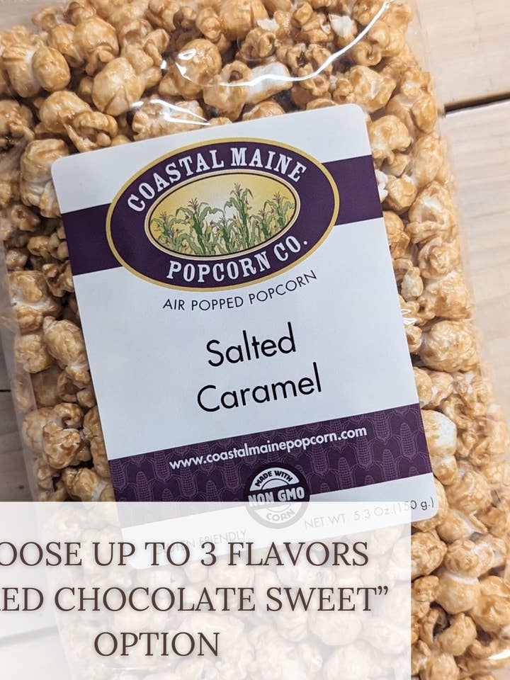 Mixed Case Sweet Popcorn - 24 units for wholesale by Coastal Maine Popcorn Co.