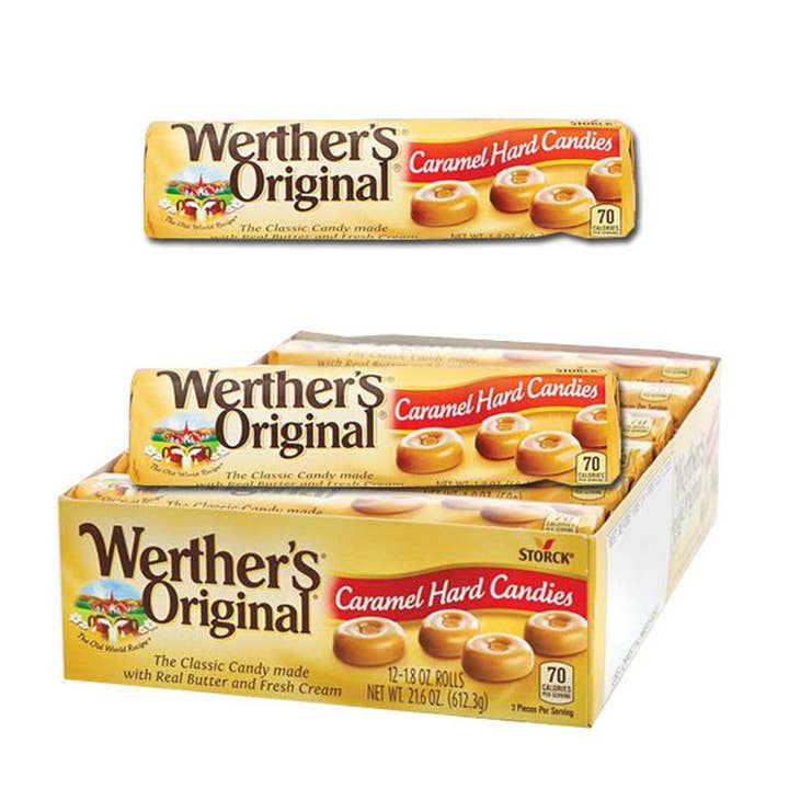 I Got Your Candy - Wholesale Boiled sweets - Storck Werther's Caramel Original 1.8oz - 12ct