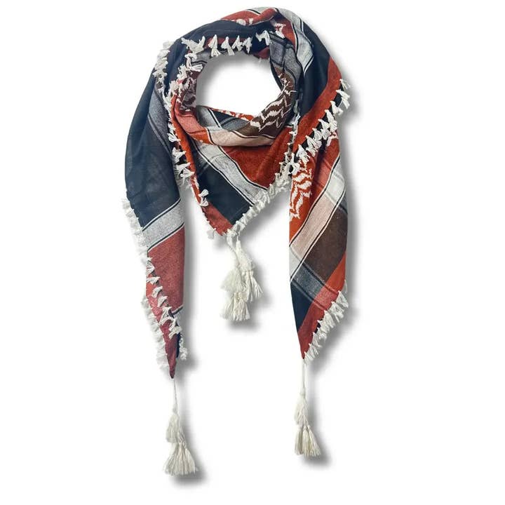 Palestinian Elegance - Wholesale Scarf - Women's - Colorful Kuffiyehs: Cultural Heritage and Versatile Style11