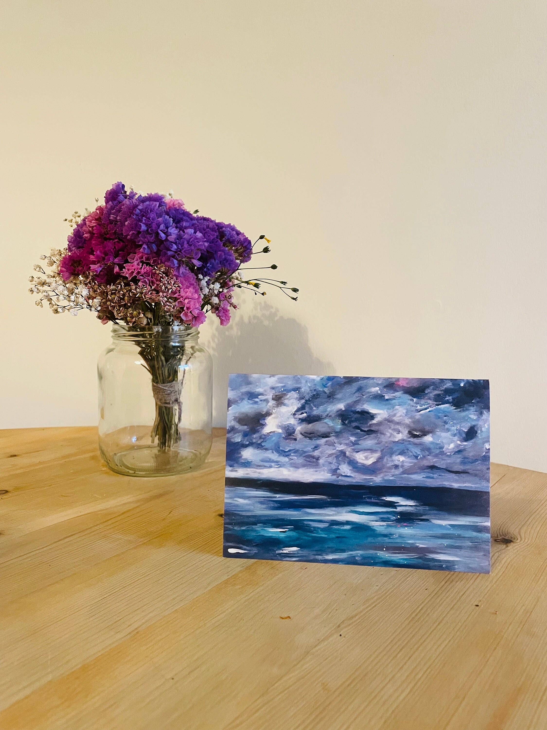 Beth Garner - Wholesale Everyday Greeting Card - Blue Seaside Card2