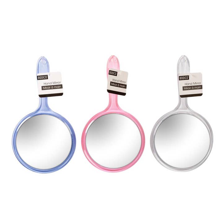 Bodico, Double Sided Mirror,12.5cm,1x/2x, 3asst color for wholesale by Bodico