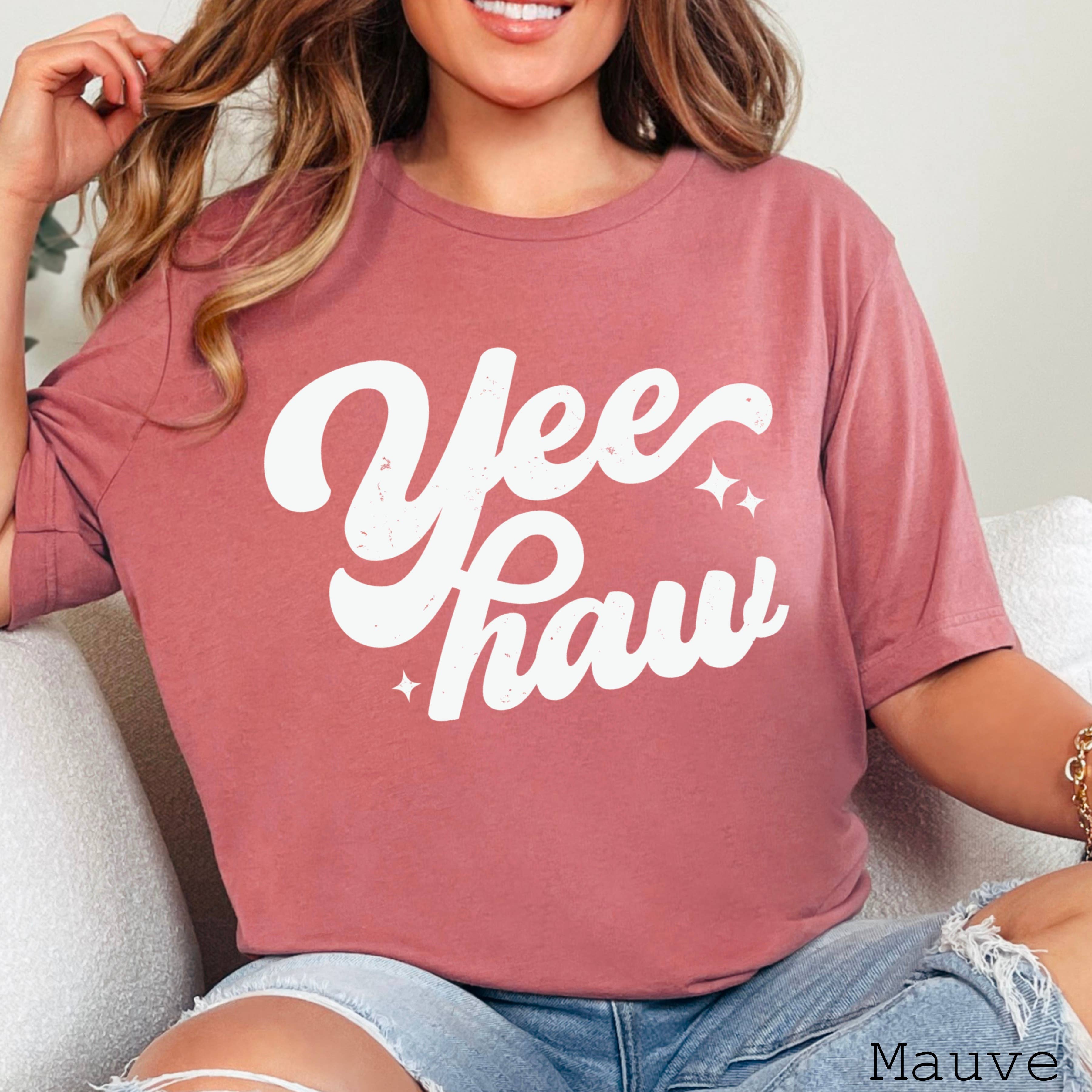 Shoppe SHC - Wholesale Screen Printed T-Shirt - Women's - Yee Haw Graphic Tee  | Country Graphic Tee | Bella Canvas7