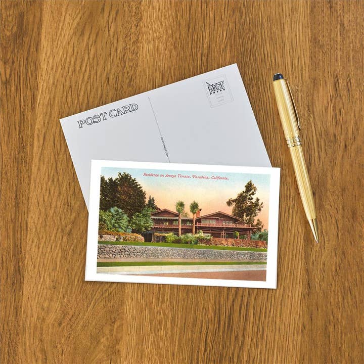 Found Image Press – wholesale Postcard – Postcard LA-158 Arroyo Terrace Home, Pasadena, California1